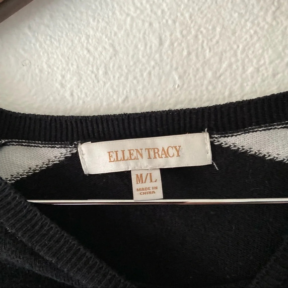 Slouchy Sweater Retro Batwing Relaxed Long Sleeve High Slit Side M/L Cotton - Picture 7 of 11